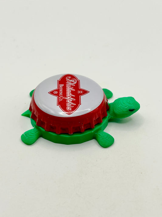 Philadelphia Brewing - Bottle Cap Magnet Turtle