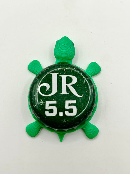 James Ready 5.5 - Bottle Cap Magnet Turtle Shell Shocked Art