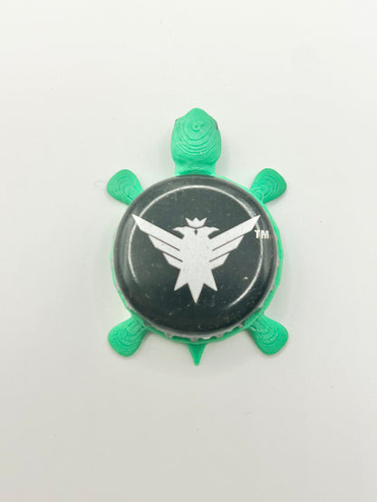 Smirnoff Eagle (Black) - Bottle Cap Magnet Turtle Shell Shocked Art