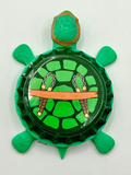 Michaelangelo TMNT (Weapons) - Bottle Cap Magnet Turtle Shell Shocked Art