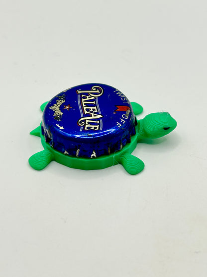 Michelob Pale Ale - Bottle Cap Magnet Turtle Shell Shocked Art