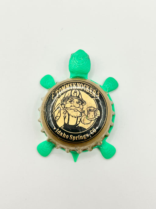 Tommyknocker Beer (Vintage) - Bottle Cap Magnet Turtle Shell Shocked Art