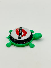 Culmination Brewing - Bottle Cap Magnet Turtle Shell Shocked Art