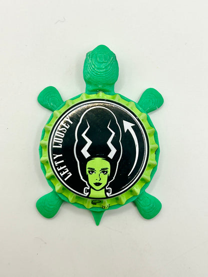 It’s Alive Kombucha - Bottle Cap Magnet Turtle Shell Shocked Art