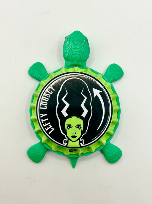 It’s Alive Kombucha - Bottle Cap Magnet Turtle Shell Shocked Art