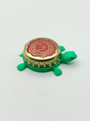 Plzensky Prazdroj - Bottle Cap Magnet Turtle Shell Shocked Art