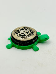 Sacramento Brewing - Bottle Cap Magnet Turtle Shell Shocked Art