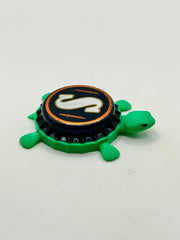 Southampton (Black) - Bottle Cap Magnet Turtle Shell Shocked Art