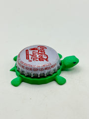 Coca Cola Light - Bottle Cap Magnet Turtle Shell Shocked Art
