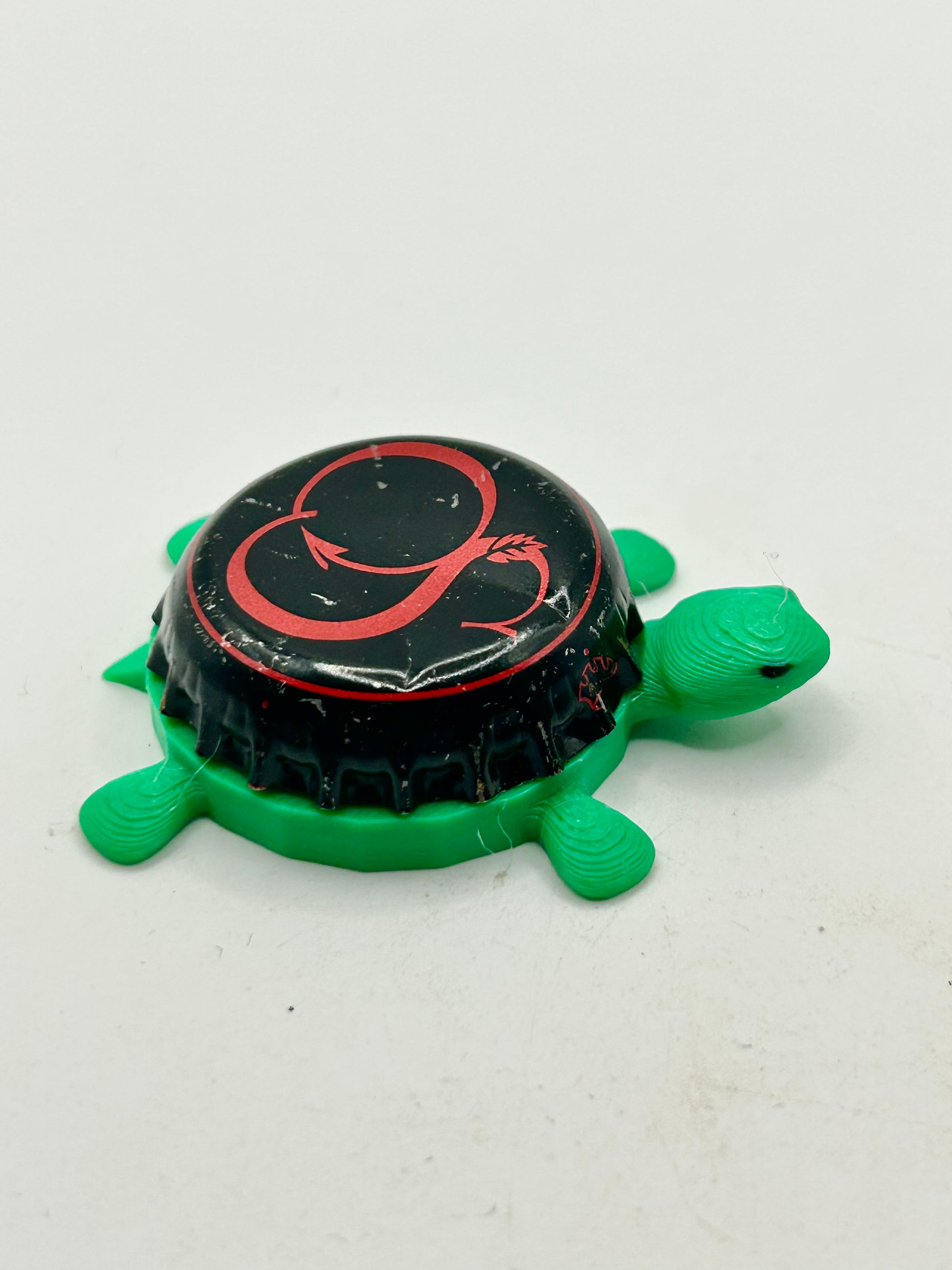 Original Sin Brewing (Black) - Bottle Cap Magnet Turtle Shell Shocked Art