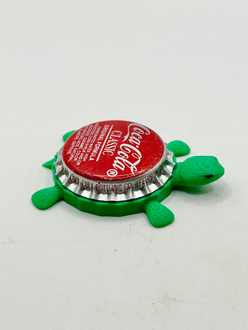 Coca Cola Classic - Bottle Cap Magnet Turtle Shell Shocked Art