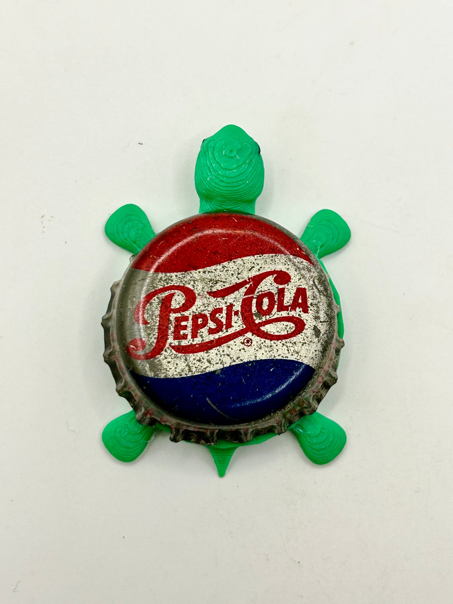 Pepsi Cola (Vintage) - Bottle Cap Magnet Turtle