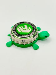 Bayern Brewing - Bottle Cap Magnet Turtle Shell Shocked Art