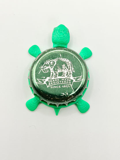 Crabbies (John Crabbies) - Bottle Cap Magnet Turtle Shell Shocked Art