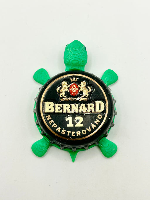 Bernard Nepasterovano - Bottle Cap Magnet Turtle Shell Shocked Art