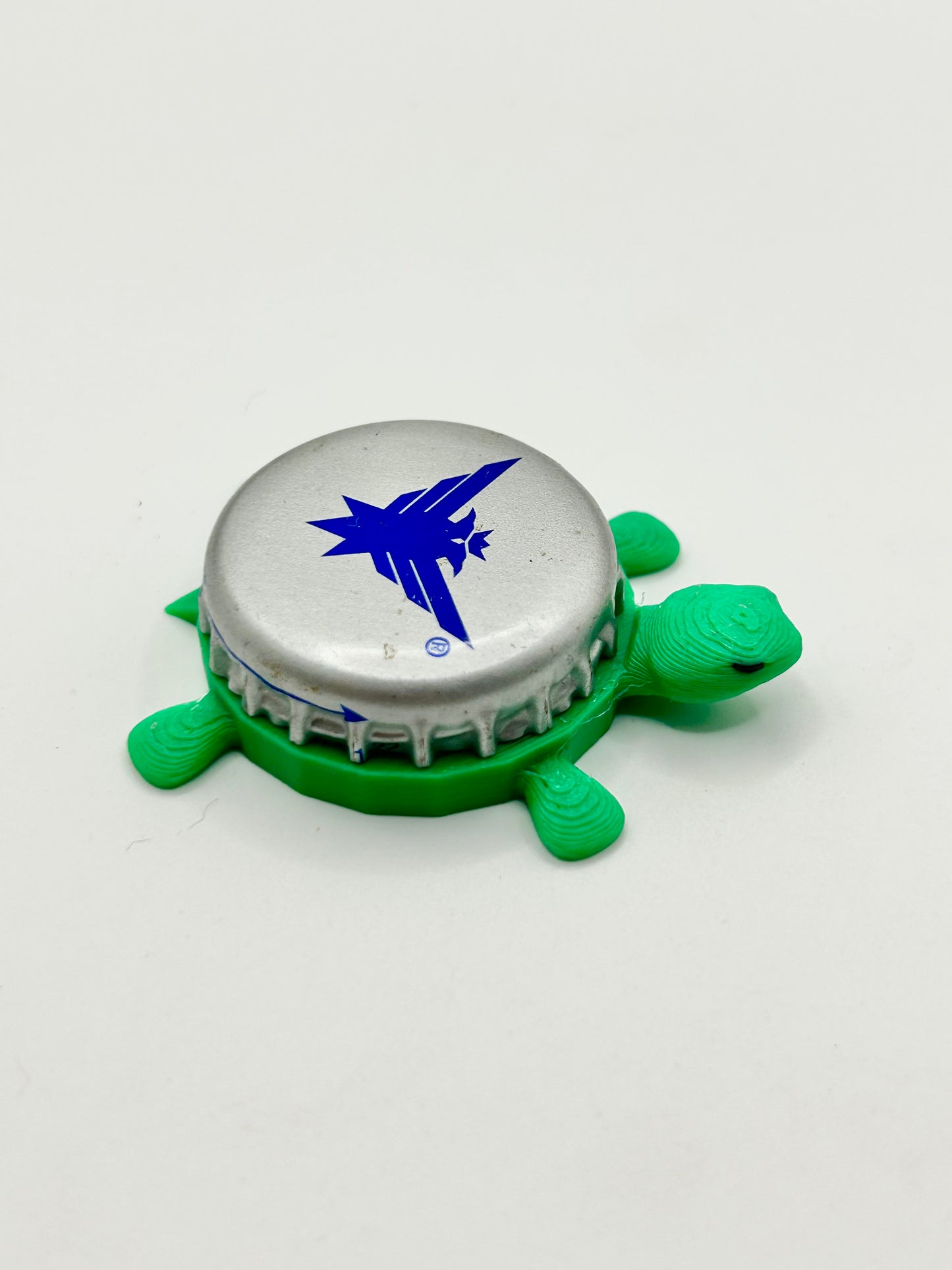 Smirnoff Eagle (Blue Eagle) - Bottle Cap Magnet Turtle