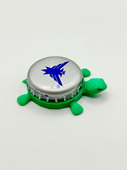 Smirnoff Eagle (Blue Eagle) - Bottle Cap Magnet Turtle