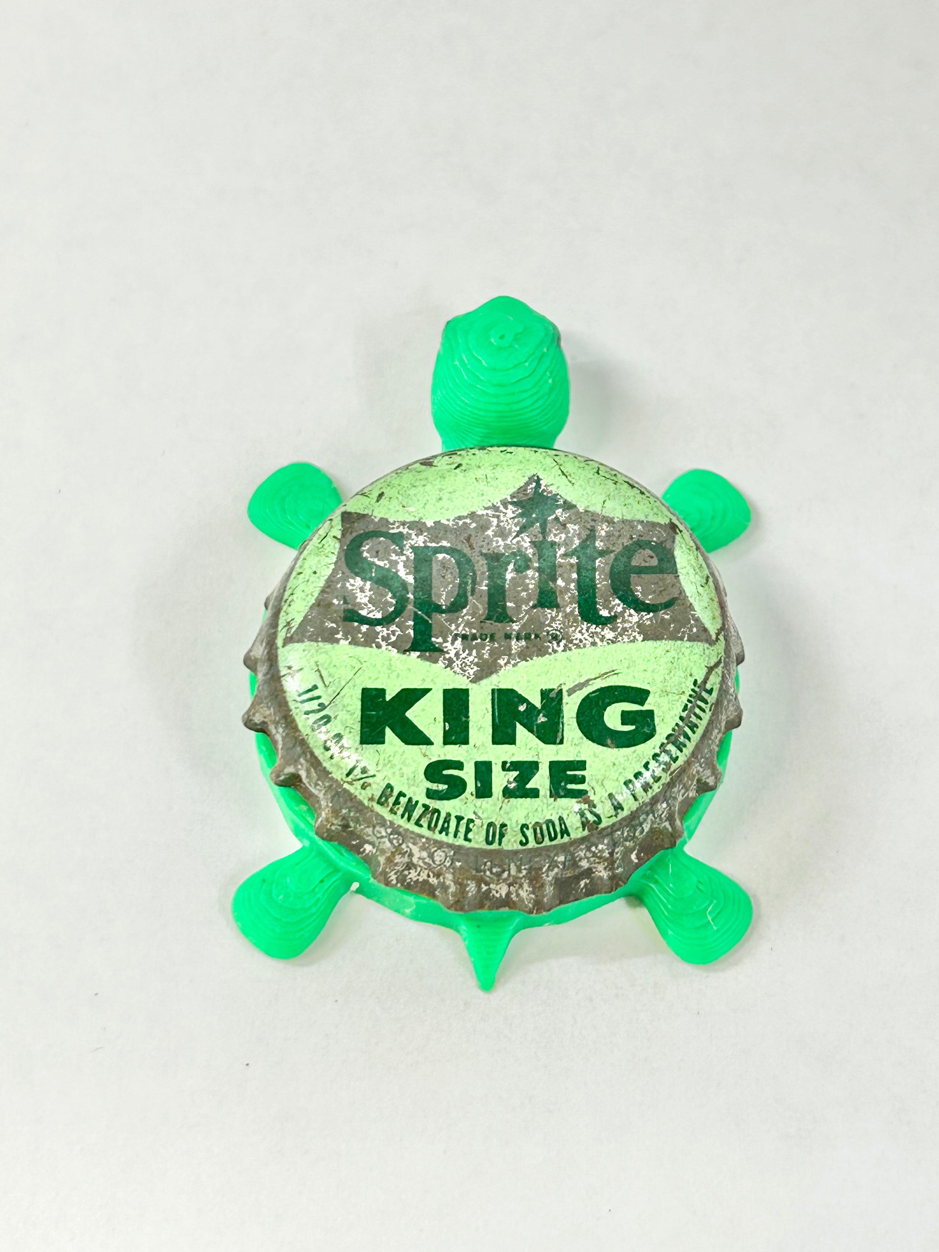 Sprite, King Size (Vintage) - Bottle Cap Magnet Turtle – Shell Shocked Art