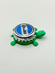 Quilmes - Bottle Cap Magnet Turtle Shell Shocked Art