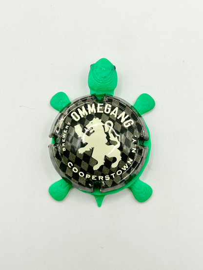 Ommegang (Cork Cage Cap) - Bottle Cap Magnet Turtle Shell Shocked Art