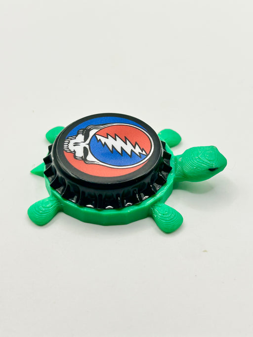 Grateful Dead - Bottle Cap Magnet Turtle Shell Shocked Art