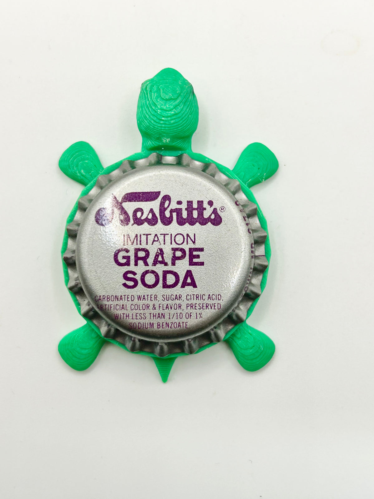 Nesbitt’s Imitation Grape Soda - Bottle Cap Magnet Turtle — Shell ...