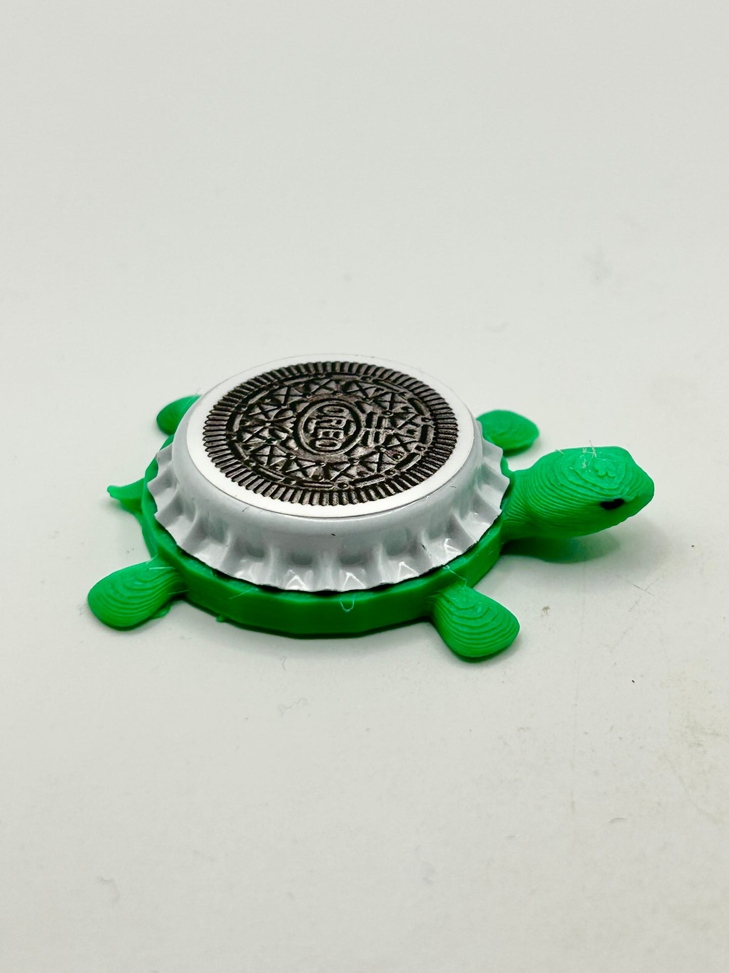 Oreo Cookie - Bottle Cap Magnet Turtle Shell Shocked Art