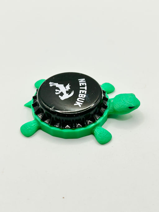 Netebuk - Bottle Cap Magnet Turtle Shell Shocked Art