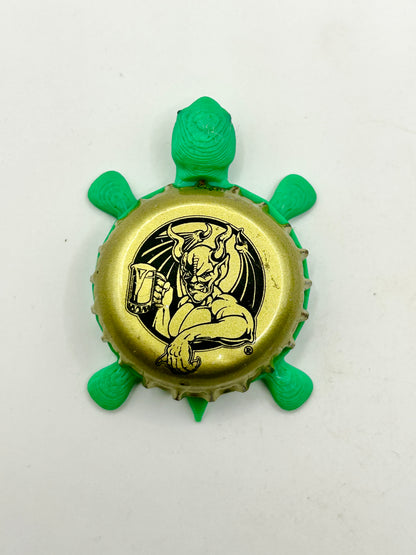 Stone Brewing Gargoyle (Vintage, Small Logo) - Bottle Cap Magnet Turtle Shell Shocked Art