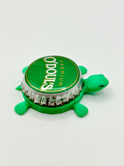 O’Doul’s Premium - Bottle Cap Magnet Turtle Shell Shocked Art