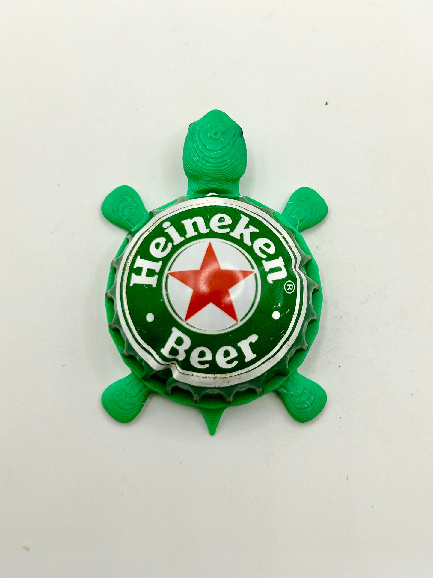 Heineken Original (Dome Shell) - Bottle Cap Magnet Turtle