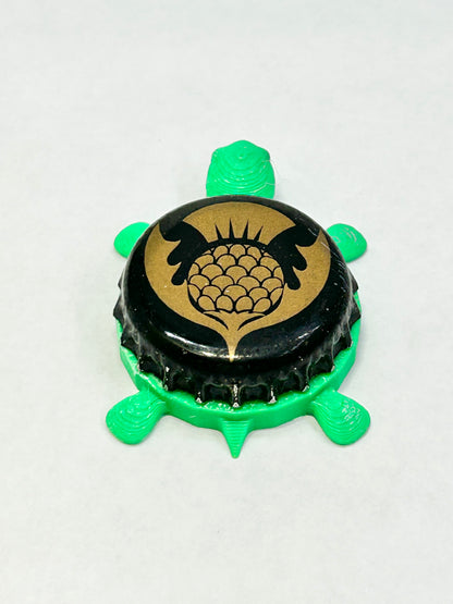 Twisted Thistle IPA (Belhaven Brewery) - Bottle Cap Magnet Turtle Shell Shocked Art