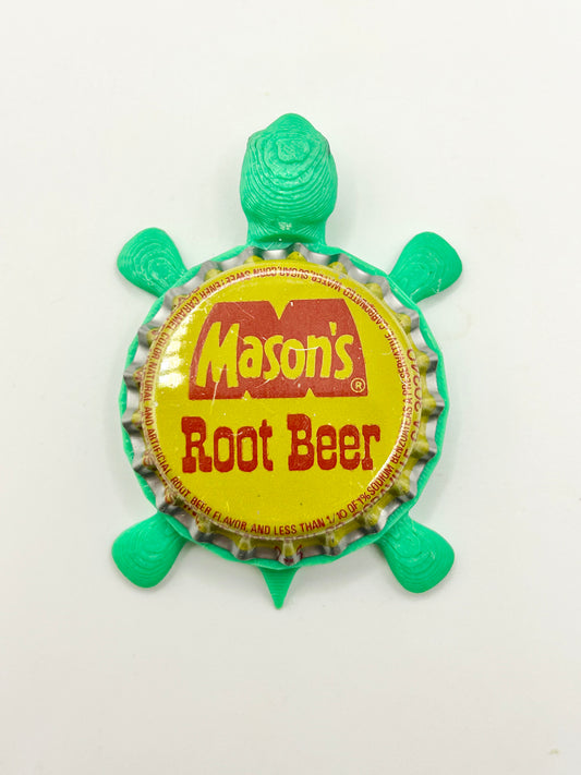 Mason’s Root Beer - Bottle Cap Magnet Turtle
