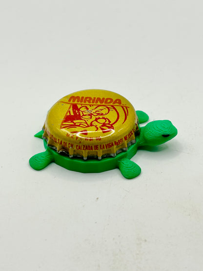 Mirinda Soda Tweety Bird & Sylvester Cat (Vintage) - Bottle Cap Magnet Turtle Shell Shocked Art