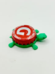 Gigantic Brewing - Bottle Cap Magnet Turtle Shell Shocked Art