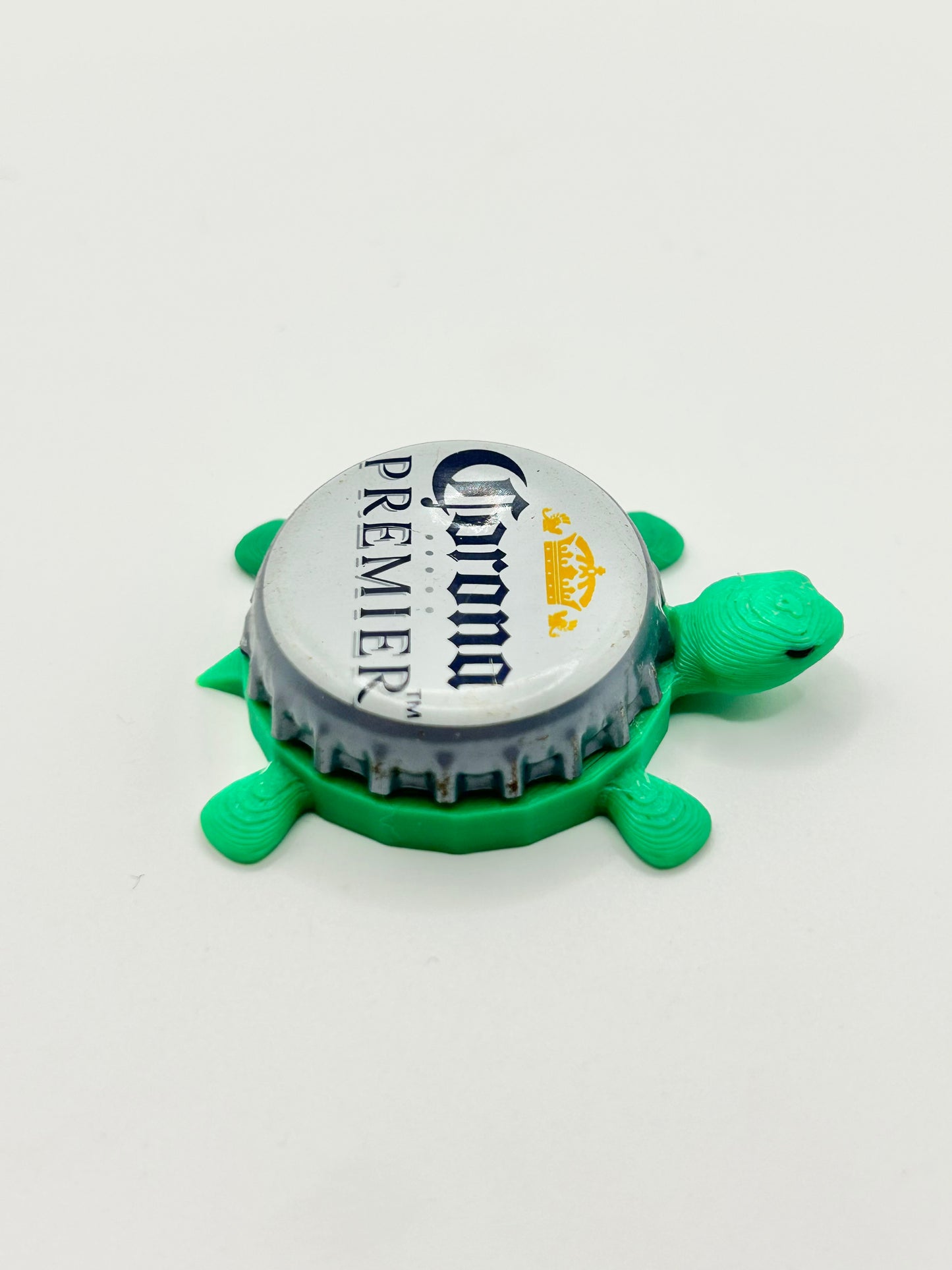 Corona Premier - Bottle Cap Magnet Turtle