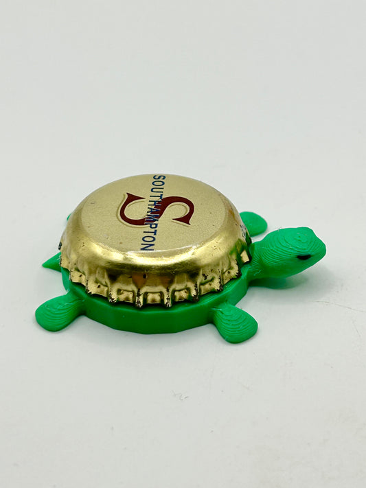 Southampton (Vintage) - Bottle Cap Magnet Turtle Shell Shocked Art