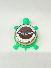 St Pauli Girl Special Dark (Brown Circle) - Bottle Cap Magnet Turtle Shell Shocked Art
