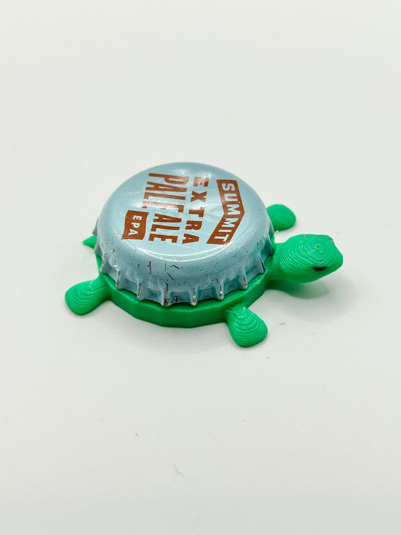 Summit Extra Pale Ale EPA - Bottle Cap Magnet Turtle Shell Shocked Art