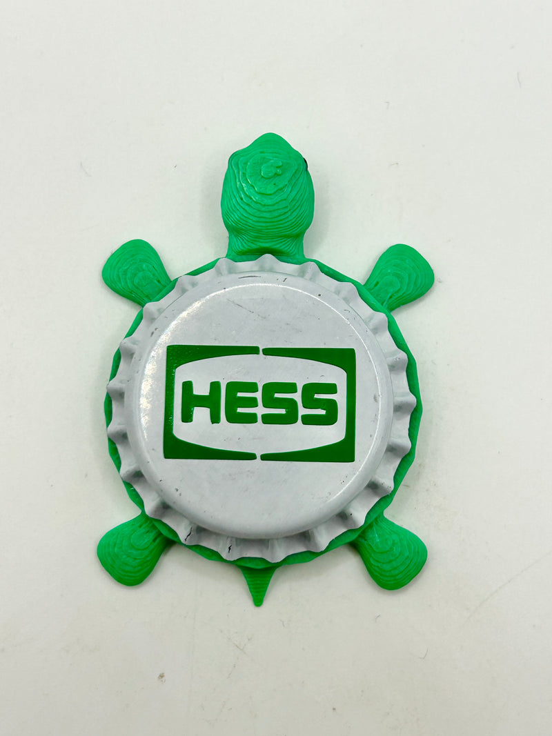 Hess Trucks - Bottle Cap Magnet Turtle Shell Shocked Art