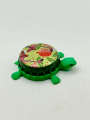 Flamingo Fruit Fight Sour Ale with Pomegranate (Bell’s Beer) - Bottle Cap Magnet Turtle Shell Shocked Art