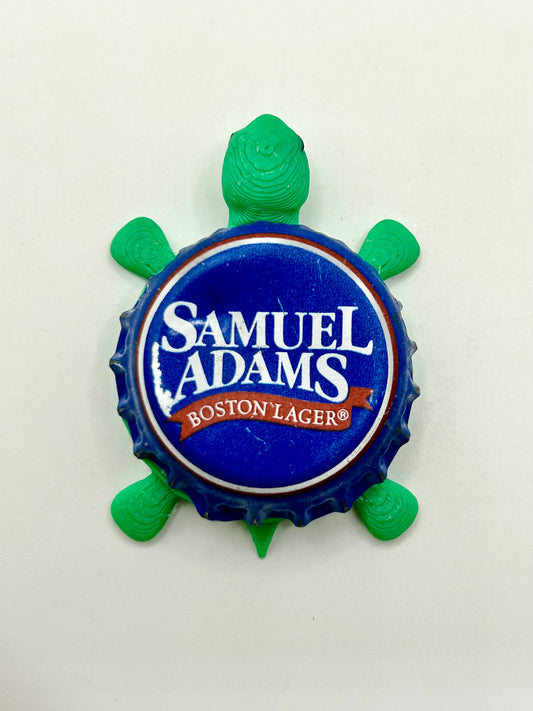 Sam Adams Boston Lager (Vintage) - Bottle Cap Magnet Turtle