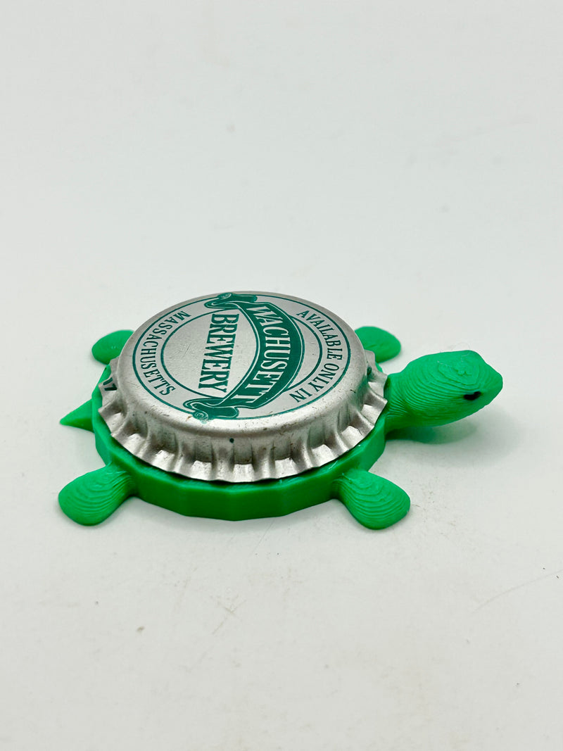 Wachusett Brewing (Green) - Bottle Cap Magnet Turtle Shell Shocked Art