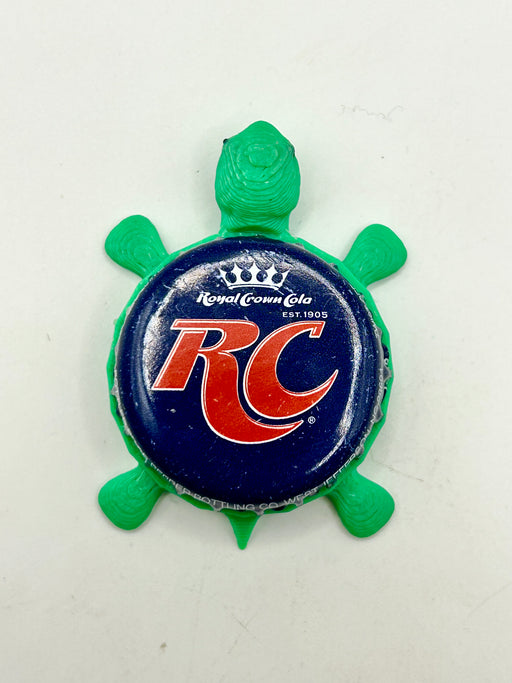 RC Cola (Crown) - Bottle Cap Magnet Turtle Shell Shocked Art