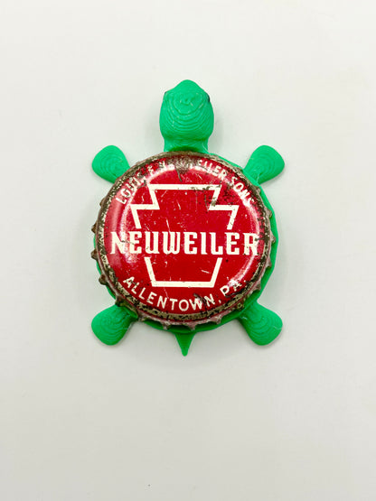 Neuweiler Beer (Vintage) - Bottle Cap Magnet Turtle Shell Shocked Art