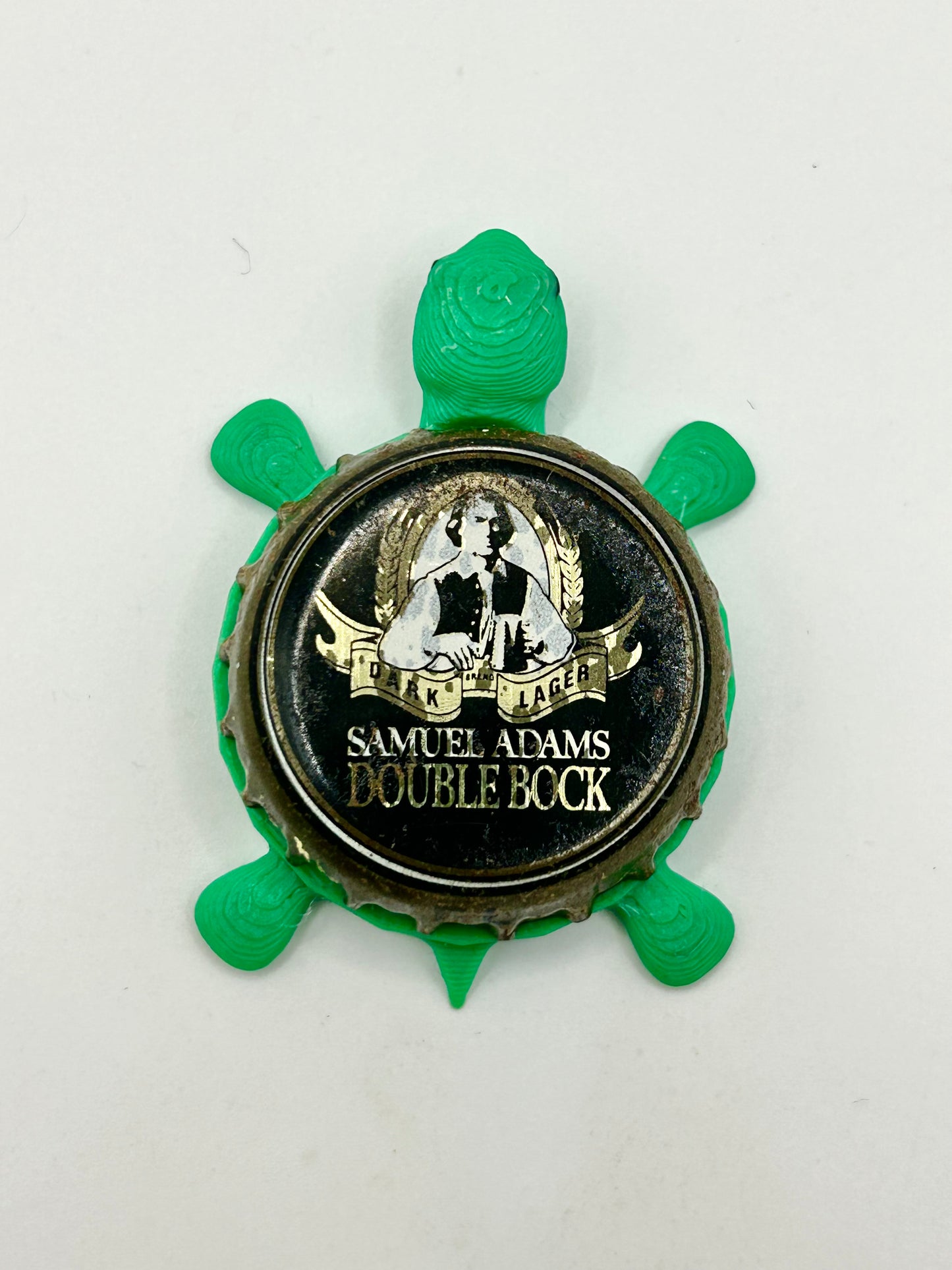 Samuel Adams Double Bock (Vintage) - Bottle Cap Magnet Turtle