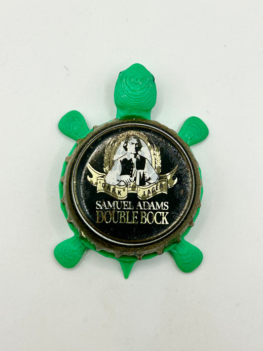 Samuel Adams Double Bock (Vintage) - Bottle Cap Magnet Turtle