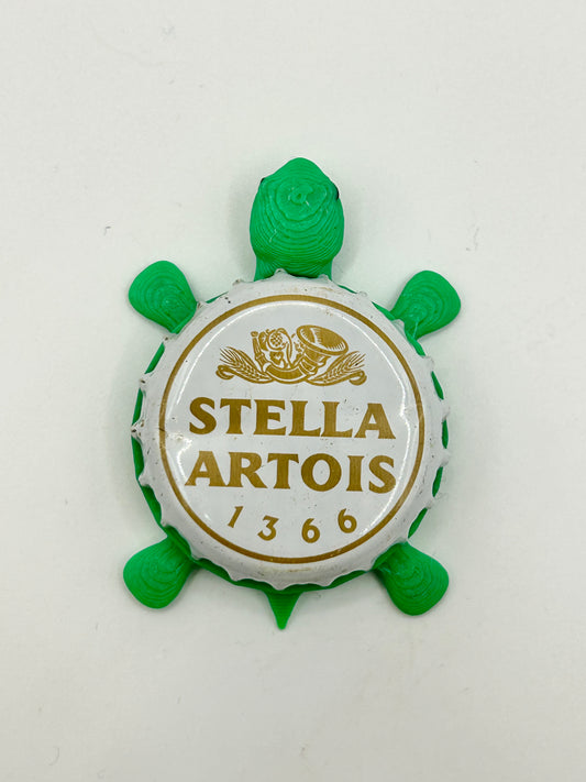 Stella Artois (1366) - Bottle Cap Magnet Turtle
