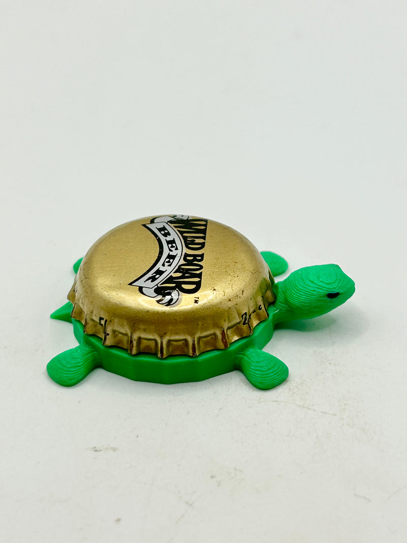 Wild Boar Brewing - Bottle Cap Magnet Turtle (Copy) Shell Shocked Art