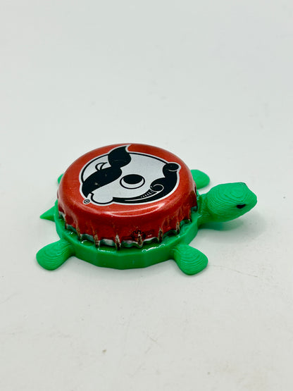 Natty Boh, Red (National Bohemian) - Bottle Cap Magnet Turtle Shell Shocked Art
